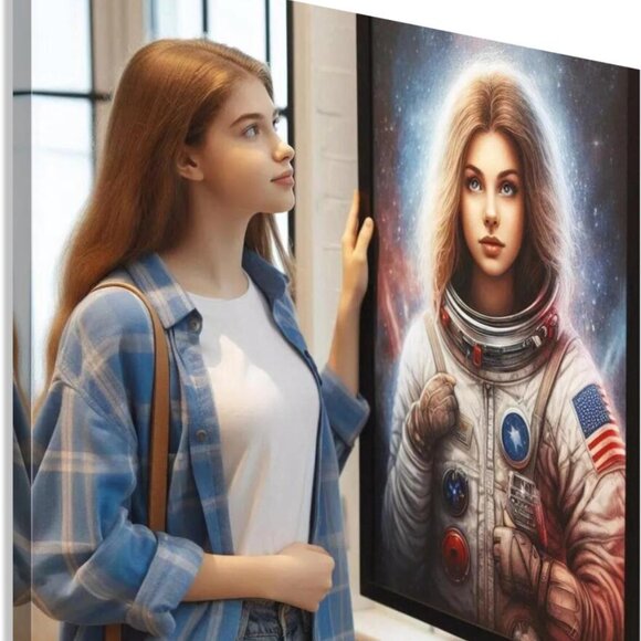 VISUALIZING THE FUTURE is a 16' x 16" original, GICLEE image on canvas LE w/COA - Picture 2 of 8